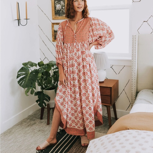 FREE PEOPLE HAZY MAISY MAXI DRESS Woman’s X-Small - Picture 3 of 10